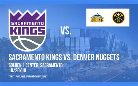 kings vs nuggets tickets